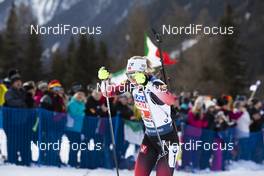 13.02.2020, Antholz, Italy (ITA): Marte Olsbu Roeiseland (NOR) - IBU World Championships Biathlon, relay mixed, Antholz (ITA). www.nordicfocus.com. © Manzoni/NordicFocus. Every downloaded picture is fee-liable.