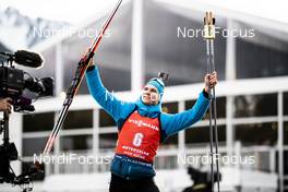 16.02.2020, Antholz, Italy (ITA): Emilien Jacquelin (FRA) - IBU World Championships Biathlon, pursuit men, Antholz (ITA). www.nordicfocus.com. © Modica/NordicFocus. Every downloaded picture is fee-liable.
