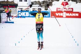 16.02.2020, Antholz, Italy (ITA): Martin Fourcade (FRA) - IBU World Championships Biathlon, pursuit men, Antholz (ITA). www.nordicfocus.com. © Modica/NordicFocus. Every downloaded picture is fee-liable.