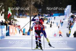 16.02.2020, Antholz, Italy (ITA): Felix Leitner (AUT) - IBU World Championships Biathlon, pursuit men, Antholz (ITA). www.nordicfocus.com. © Manzoni/NordicFocus. Every downloaded picture is fee-liable.