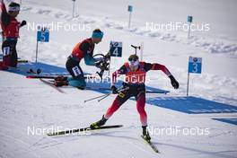 16.02.2020, Antholz, Italy (ITA): Johannes Thingnes Boe (NOR) - IBU World Championships Biathlon, pursuit men, Antholz (ITA). www.nordicfocus.com. © Manzoni/NordicFocus. Every downloaded picture is fee-liable.