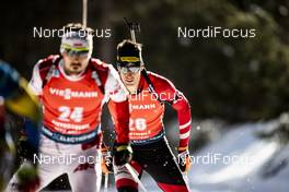 16.02.2020, Antholz, Italy (ITA): Julian Eberhard (AUT) - IBU World Championships Biathlon, pursuit men, Antholz (ITA). www.nordicfocus.com. © Modica/NordicFocus. Every downloaded picture is fee-liable.