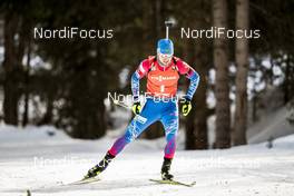 16.02.2020, Antholz, Italy (ITA): Alexander Loginov (RUS) - IBU World Championships Biathlon, pursuit men, Antholz (ITA). www.nordicfocus.com. © Modica/NordicFocus. Every downloaded picture is fee-liable.