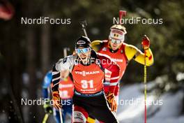 16.02.2020, Antholz, Italy (ITA): Dominik Landertinger (AUT) - IBU World Championships Biathlon, pursuit men, Antholz (ITA). www.nordicfocus.com. © Modica/NordicFocus. Every downloaded picture is fee-liable.