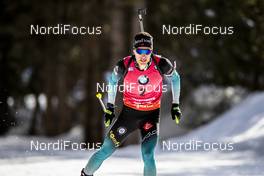 16.02.2020, Antholz, Italy (ITA): Quentin Fillon Maillet (FRA) - IBU World Championships Biathlon, pursuit men, Antholz (ITA). www.nordicfocus.com. © Modica/NordicFocus. Every downloaded picture is fee-liable.