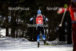 16.02.2020, Antholz, Italy (ITA): Rene Zahkna (EST) - IBU World Championships Biathlon, pursuit men, Antholz (ITA). www.nordicfocus.com. © Modica/NordicFocus. Every downloaded picture is fee-liable.