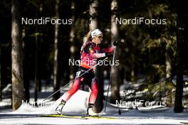 16.02.2020, Antholz, Italy (ITA): Tiril Eckhoff (NOR) - IBU World Championships Biathlon, pursuit women, Antholz (ITA). www.nordicfocus.com. © Modica/NordicFocus. Every downloaded picture is fee-liable.