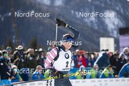 16.02.2020, Antholz, Italy (ITA): Susan Dunklee (USA) - IBU World Championships Biathlon, pursuit women, Antholz (ITA). www.nordicfocus.com. © Manzoni/NordicFocus. Every downloaded picture is fee-liable.
