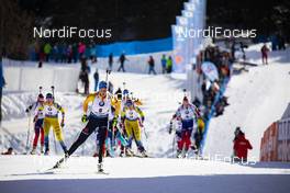 16.02.2020, Antholz, Italy (ITA): Franziska Preuss (GER) - IBU World Championships Biathlon, pursuit women, Antholz (ITA). www.nordicfocus.com. © Manzoni/NordicFocus. Every downloaded picture is fee-liable.
