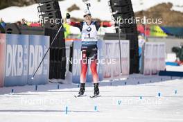 16.02.2020, Antholz, Italy (ITA): Marte Olsbu Roeiseland (NOR) - IBU World Championships Biathlon, pursuit women, Antholz (ITA). www.nordicfocus.com. © Manzoni/NordicFocus. Every downloaded picture is fee-liable.