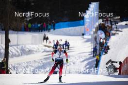 16.02.2020, Antholz, Italy (ITA): Marte Olsbu Roeiseland (NOR) - IBU World Championships Biathlon, pursuit women, Antholz (ITA). www.nordicfocus.com. © Manzoni/NordicFocus. Every downloaded picture is fee-liable.