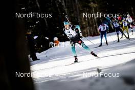 16.02.2020, Antholz, Italy (ITA): Anais Bescond (FRA) - IBU World Championships Biathlon, pursuit women, Antholz (ITA). www.nordicfocus.com. © Modica/NordicFocus. Every downloaded picture is fee-liable.