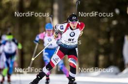 16.02.2020, Antholz, Italy (ITA): Christina Rieder (AUT) - IBU World Championships Biathlon, pursuit women, Antholz (ITA). www.nordicfocus.com. © Modica/NordicFocus. Every downloaded picture is fee-liable.