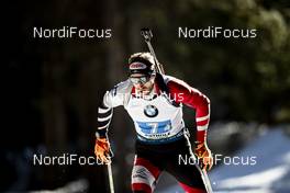 22.02.2020, Antholz, Italy (ITA): Dominik Landertinger (AUT) - IBU World Championships Biathlon, relay men, Antholz (ITA). www.nordicfocus.com. © Modica/NordicFocus. Every downloaded picture is fee-liable.