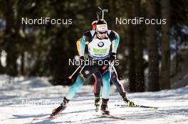22.02.2020, Antholz, Italy (ITA): Martin Fourcade (FRA) - IBU World Championships Biathlon, relay men, Antholz (ITA). www.nordicfocus.com. © Modica/NordicFocus. Every downloaded picture is fee-liable.