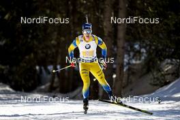 22.02.2020, Antholz, Italy (ITA): Martin Ponsiluoma (SWE) - IBU World Championships Biathlon, relay men, Antholz (ITA). www.nordicfocus.com. © Modica/NordicFocus. Every downloaded picture is fee-liable.