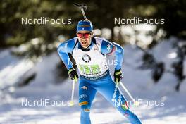 22.02.2020, Antholz, Italy (ITA): Thomas Bormolini (ITA) - IBU World Championships Biathlon, relay men, Antholz (ITA). www.nordicfocus.com. © Modica/NordicFocus. Every downloaded picture is fee-liable.