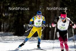 22.02.2020, Antholz, Italy (ITA): Jesper Nelin (SWE) - IBU World Championships Biathlon, relay men, Antholz (ITA). www.nordicfocus.com. © Modica/NordicFocus. Every downloaded picture is fee-liable.