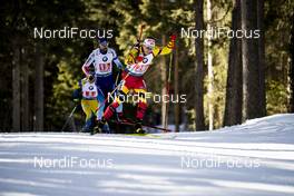 22.02.2020, Antholz, Italy (ITA): Florent Claude (BEL) - IBU World Championships Biathlon, relay men, Antholz (ITA). www.nordicfocus.com. © Modica/NordicFocus. Every downloaded picture is fee-liable.