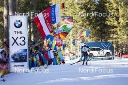 22.02.2020, Antholz, Italy (ITA): Martin Fourcade (FRA) - IBU world championships biathlon, relay men, Antholz (ITA). www.nordicfocus.com. © Manzoni/NordicFocus. Every downloaded picture is fee-liable.