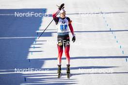 22.02.2020, Antholz, Italy (ITA): Johannes Thingnes Boe (NOR) - IBU World Championships Biathlon, relay men, Antholz (ITA). www.nordicfocus.com. © Modica/NordicFocus. Every downloaded picture is fee-liable.