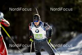 22.02.2020, Antholz, Italy (ITA): Sean Doherty (USA) - IBU World Championships Biathlon, relay men, Antholz (ITA). www.nordicfocus.com. © Modica/NordicFocus. Every downloaded picture is fee-liable.