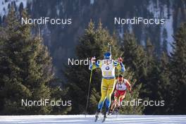 22.02.2020, Antholz, Italy (ITA): Martin Ponsiluoma (SWE) - IBU world championships biathlon, relay men, Antholz (ITA). www.nordicfocus.com. © Manzoni/NordicFocus. Every downloaded picture is fee-liable.