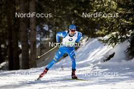 22.02.2020, Antholz, Italy (ITA): Thomas Bormolini (ITA) - IBU World Championships Biathlon, relay men, Antholz (ITA). www.nordicfocus.com. © Modica/NordicFocus. Every downloaded picture is fee-liable.