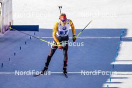 22.02.2020, Antholz, Italy (ITA): Benedikt Doll (GER) - IBU World Championships Biathlon, relay men, Antholz (ITA). www.nordicfocus.com. © Modica/NordicFocus. Every downloaded picture is fee-liable.