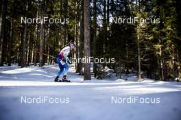 22.02.2020, Antholz, Italy (ITA): Serafin Wiestner (SUI) - IBU World Championships Biathlon, relay men, Antholz (ITA). www.nordicfocus.com. © Modica/NordicFocus. Every downloaded picture is fee-liable.