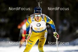 22.02.2020, Antholz, Italy (ITA): Martin Ponsiluoma (SWE) - IBU World Championships Biathlon, relay men, Antholz (ITA). www.nordicfocus.com. © Modica/NordicFocus. Every downloaded picture is fee-liable.