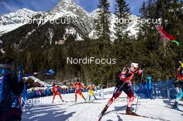 22.02.2020, Antholz, Italy (ITA): Synnoeve Solemdal (NOR) - IBU World Championships Biathlon, relay women, Antholz (ITA). www.nordicfocus.com. © Modica/NordicFocus. Every downloaded picture is fee-liable.