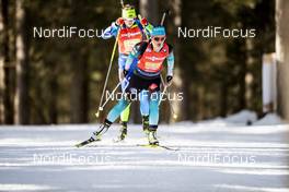 22.02.2020, Antholz, Italy (ITA): Celia Aymonier (FRA) - IBU World Championships Biathlon, relay women, Antholz (ITA). www.nordicfocus.com. © Modica/NordicFocus. Every downloaded picture is fee-liable.