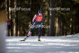 22.02.2020, Antholz, Italy (ITA): Susan Dunklee (USA) - IBU World Championships Biathlon, relay women, Antholz (ITA). www.nordicfocus.com. © Modica/NordicFocus. Every downloaded picture is fee-liable.