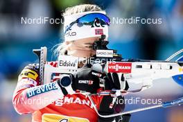 22.02.2020, Antholz, Italy (ITA): Tiril Eckhoff (NOR) - IBU World Championships Biathlon, relay women, Antholz (ITA). www.nordicfocus.com. © Modica/NordicFocus. Every downloaded picture is fee-liable.