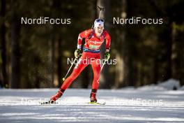 22.02.2020, Antholz, Italy (ITA): Emma Lunder (CAN) - IBU World Championships Biathlon, relay women, Antholz (ITA). www.nordicfocus.com. © Modica/NordicFocus. Every downloaded picture is fee-liable.