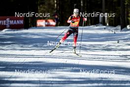 22.02.2020, Antholz, Italy (ITA): Tiril Eckhoff (NOR) - IBU World Championships Biathlon, relay women, Antholz (ITA). www.nordicfocus.com. © Modica/NordicFocus. Every downloaded picture is fee-liable.