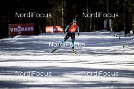 22.02.2020, Antholz, Italy (ITA): Celia Aymonier (FRA) - IBU World Championships Biathlon, relay women, Antholz (ITA). www.nordicfocus.com. © Modica/NordicFocus. Every downloaded picture is fee-liable.