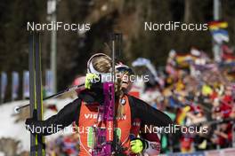 22.02.2020, Antholz, Italy (ITA): Marte Olsbu Roeiseland (NOR), Ingrid Landmark Tandrevold (NOR), (l-r) - IBU World Championships Biathlon, relay women, Antholz (ITA). www.nordicfocus.com. © Manzoni/NordicFocus. Every downloaded picture is fee-liable.