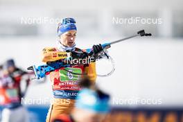 22.02.2020, Antholz, Italy (ITA): Vanessa Hinz (GER) - IBU World Championships Biathlon, relay women, Antholz (ITA). www.nordicfocus.com. © Modica/NordicFocus. Every downloaded picture is fee-liable.