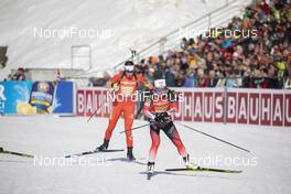 22.02.2020, Antholz, Italy (ITA): Tiril Eckhoff (NOR) - IBU World Championships Biathlon, relay women, Antholz (ITA). www.nordicfocus.com. © Manzoni/NordicFocus. Every downloaded picture is fee-liable.