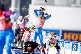 22.02.2020, Antholz, Italy (ITA): Michela Carrara (ITA) - IBU World Championships Biathlon, relay women, Antholz (ITA). www.nordicfocus.com. © Modica/NordicFocus. Every downloaded picture is fee-liable.