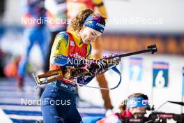 22.02.2020, Antholz, Italy (ITA): Hanna Oeberg (SWE) - IBU World Championships Biathlon, relay women, Antholz (ITA). www.nordicfocus.com. © Modica/NordicFocus. Every downloaded picture is fee-liable.