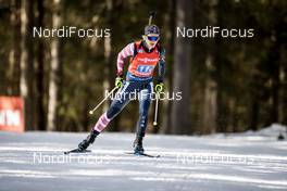 22.02.2020, Antholz, Italy (ITA): Emily Dreissigacker (USA) - IBU World Championships Biathlon, relay women, Antholz (ITA). www.nordicfocus.com. © Modica/NordicFocus. Every downloaded picture is fee-liable.