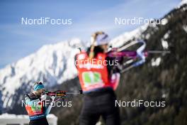 22.02.2020, Antholz, Italy (ITA): Anais Bescond (FRA) - IBU World Championships Biathlon, relay women, Antholz (ITA). www.nordicfocus.com. © Modica/NordicFocus. Every downloaded picture is fee-liable.