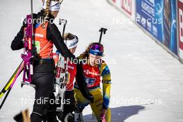 22.02.2020, Antholz, Italy (ITA): Hanna Oeberg (SWE) - IBU World Championships Biathlon, relay women, Antholz (ITA). www.nordicfocus.com. © Modica/NordicFocus. Every downloaded picture is fee-liable.