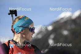 22.02.2020, Antholz, Italy (ITA): Anais Bescond (FRA) - IBU World Championships Biathlon, relay women, Antholz (ITA). www.nordicfocus.com. © Manzoni/NordicFocus. Every downloaded picture is fee-liable.
