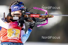 22.02.2020, Antholz, Italy (ITA): Aita Gasparin (SUI) - IBU World Championships Biathlon, relay women, Antholz (ITA). www.nordicfocus.com. © Modica/NordicFocus. Every downloaded picture is fee-liable.