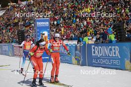 22.02.2020, Antholz, Italy (ITA): Megan Bankes (CAN), Emma Lunder (CAN), (l-r) - IBU World Championships Biathlon, relay women, Antholz (ITA). www.nordicfocus.com. © Manzoni/NordicFocus. Every downloaded picture is fee-liable.