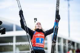 22.02.2020, Antholz, Italy (ITA): Marte Olsbu Roeiseland (NOR) - IBU World Championships Biathlon, relay women, Antholz (ITA). www.nordicfocus.com. © Modica/NordicFocus. Every downloaded picture is fee-liable.